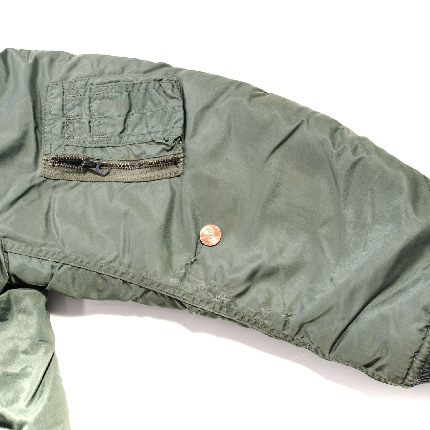 USAF US AIR FORCE FLIGHT JACKET MA-1 MA1 1989 SIZE MEDIUM(Usaf Jacket Ma 1) 14 USAF US AIR FORCE FLIGHT JACKET MA-1 MA1 1989 SIZE MEDIUM(Usaf Jacket Ma 1) - Image 14