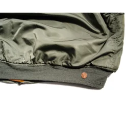 USAF US AIR FORCE FLIGHT JACKET MA-1 MA1 80'S SIZE LARGE(Usaf Flight Jacket Ma 1 Ma1 80s Size Large Xlarge) -Rare Gear USA Shop ARMYWJ0006LOWERBACKHOLE02