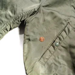 USAF US AIR FORCE FLIGHT JACKET MA-1 MA1 80'S SIZE LARGE(Usaf Flight Jacket Ma 1 Ma1 80s Size Large Xlarge) -Rare Gear USA Shop ARMYWJ0006STAINFRONT