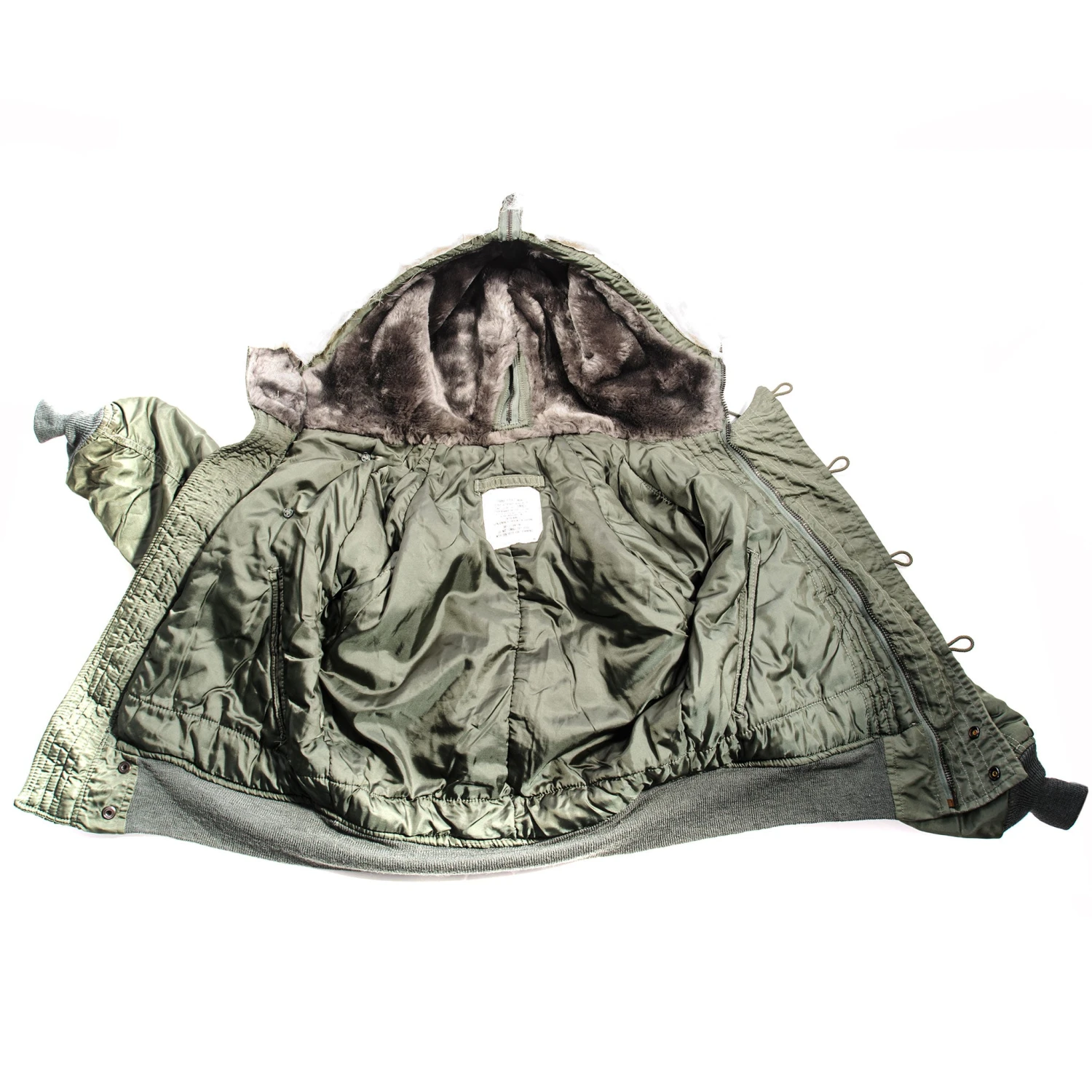 US ARMY PARKA FLIGHT JACKET N-2B 1982 SIZE SMALL(Us Army Parka Flight Jacket N 2b 1982 Size Small) 3 US ARMY PARKA FLIGHT JACKET N-2B 1982 SIZE SMALL(Us Army Parka Flight Jacket N 2b 1982 Size Small) - Image 3