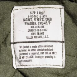 VINTAGE USAF US AIR FORCE FLIGHT JACKET CWU 45/P 45P WINTER 2010 SIZE LARGE DEADSTOCK(Us Army Flight Jacket Cwu 45 P 45p 2010 Size Large Deadstock) -Rare Gear USA Shop ARMYWJ0011TAG