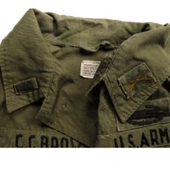 US ARMY TROPICAL COMBAT JACKET 2ND PATTERN 1966 VIETNAM WAR THE ARMY OF THE REPUBLIC OF VIETNAM SPECIAL FORCES, THE SOUTH VIETNAMESE REGIONAL FORCES, MACV AND INFANTRY PATCHES SIZE MEDIUM SHORT(Us Army Tropical Combat Jacket 2nd Pattern 1966 Vietnam War Macv Infantry Patches Size Medium Short) -Rare Gear USA Shop ARMYWJ0016PATCH02