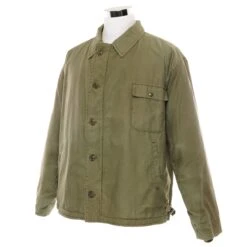 Vintage USN US Navy A-2 A2 DECK JACKET COLD WEATHER 1980'S SIZE XXL 2XL(Usn Us Navy A 2 A2 Deck Jacket Cold Weather 1970s Size Xxl)