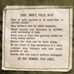VINTAGE US ARMY M-1965 M65 FIELD JACKET 1968 VIETNAM WAR SIZE SMALL SHORT DEADSTOCK(Us Army M 1965 M65 Field Jacket 1968 Vietnam War Size Small Short) 14 VINTAGE US ARMY M-1965 M65 FIELD JACKET 1968 VIETNAM WAR SIZE SMALL SHORT DEADSTOCK(Us Army M 1965 M65 Field Jacket 1968 Vietnam War Size Small Short) -Rare Gear USA Shop ARMYWJ0021TAG01