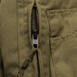 VINTAGE US ARMY COLD WEATHER JACKET HIGH TEMPERATURE RESISTANT 1986 SIZE SMALL SHORT DEADSTOCK NOS(Vintage Us Army Cold Weather Jacket High Temperature Resistant 1986 Size Small Short Deadstock) -Rare Gear USA Shop ARMYWJ0025ZIPPER02