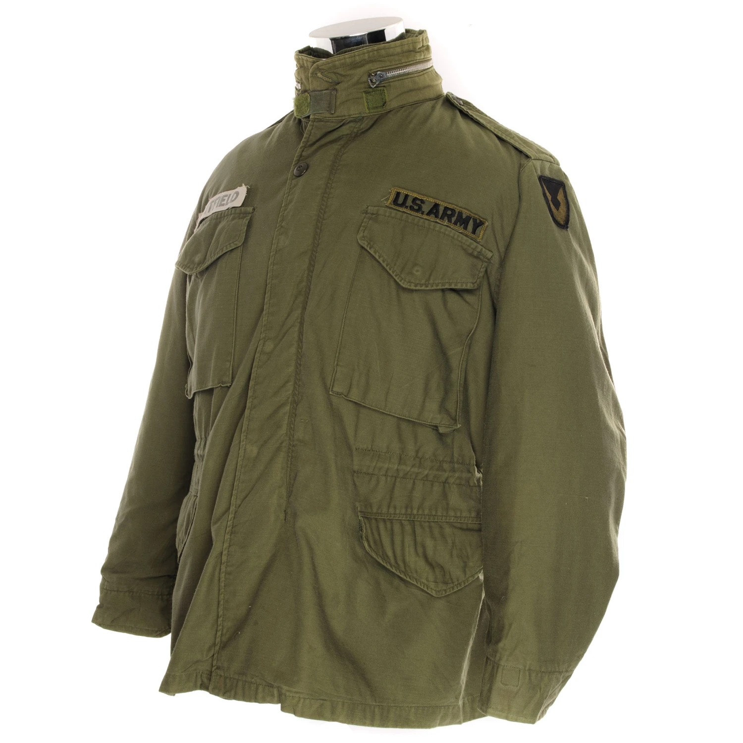 VINTAGE US ARMY M-1965 M65 FIELD JACKET 1969 VIETNAM WAR WITH PATCHES SIZE MEDIUM SHORT(Vintage Us Army M 1965 M65 Field Jacket 1969 Vietnam War With Patches Size Medium Short) 1 VINTAGE US ARMY M-1965 M65 FIELD JACKET 1969 VIETNAM WAR WITH PATCHES SIZE MEDIUM SHORT(Vintage Us Army M 1965 M65 Field Jacket 1969 Vietnam War With Patches Size Medium Short)