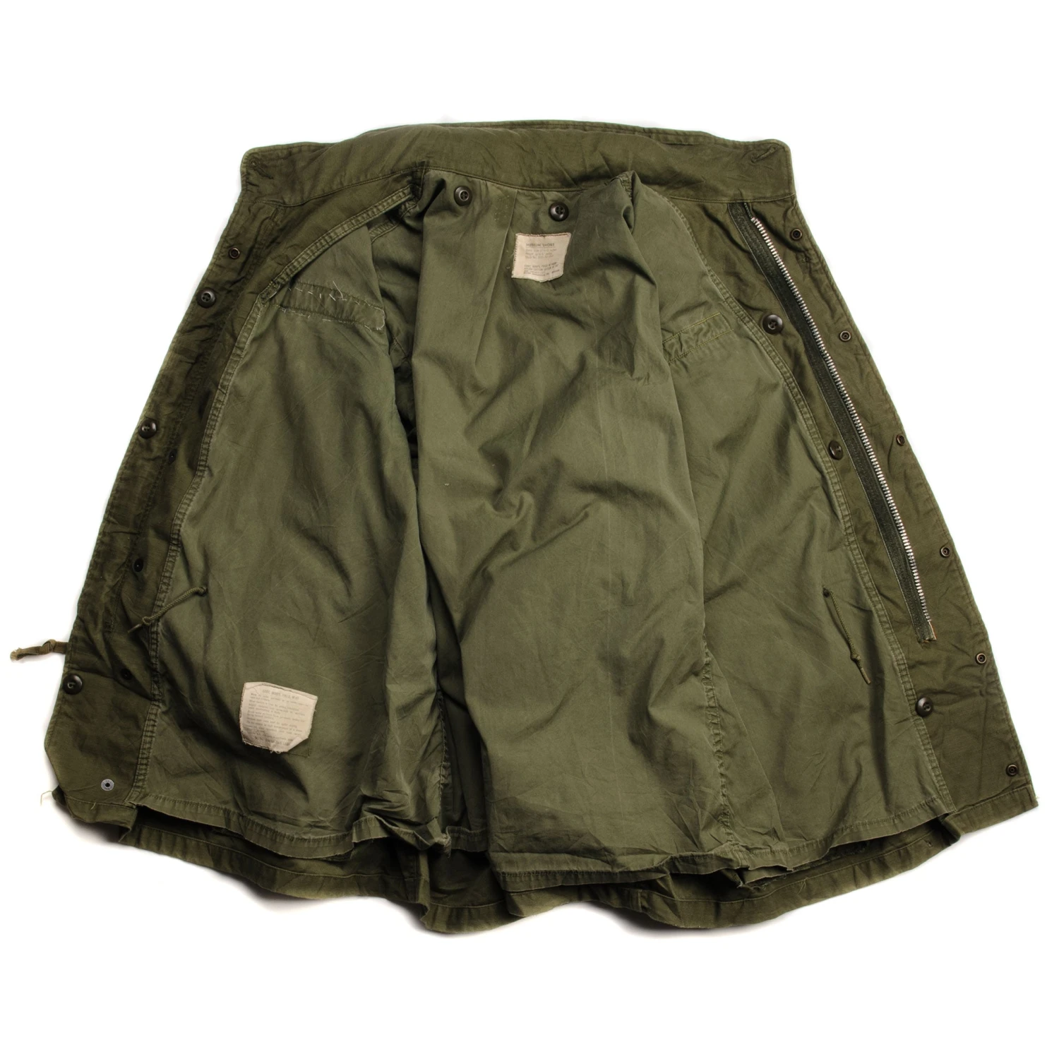 VINTAGE US ARMY M-1965 M65 FIELD JACKET 1969 VIETNAM WAR WITH PATCHES SIZE MEDIUM SHORT(Vintage Us Army M 1965 M65 Field Jacket 1969 Vietnam War With Patches Size Medium Short) 3 VINTAGE US ARMY M-1965 M65 FIELD JACKET 1969 VIETNAM WAR WITH PATCHES SIZE MEDIUM SHORT(Vintage Us Army M 1965 M65 Field Jacket 1969 Vietnam War With Patches Size Medium Short) - Image 3