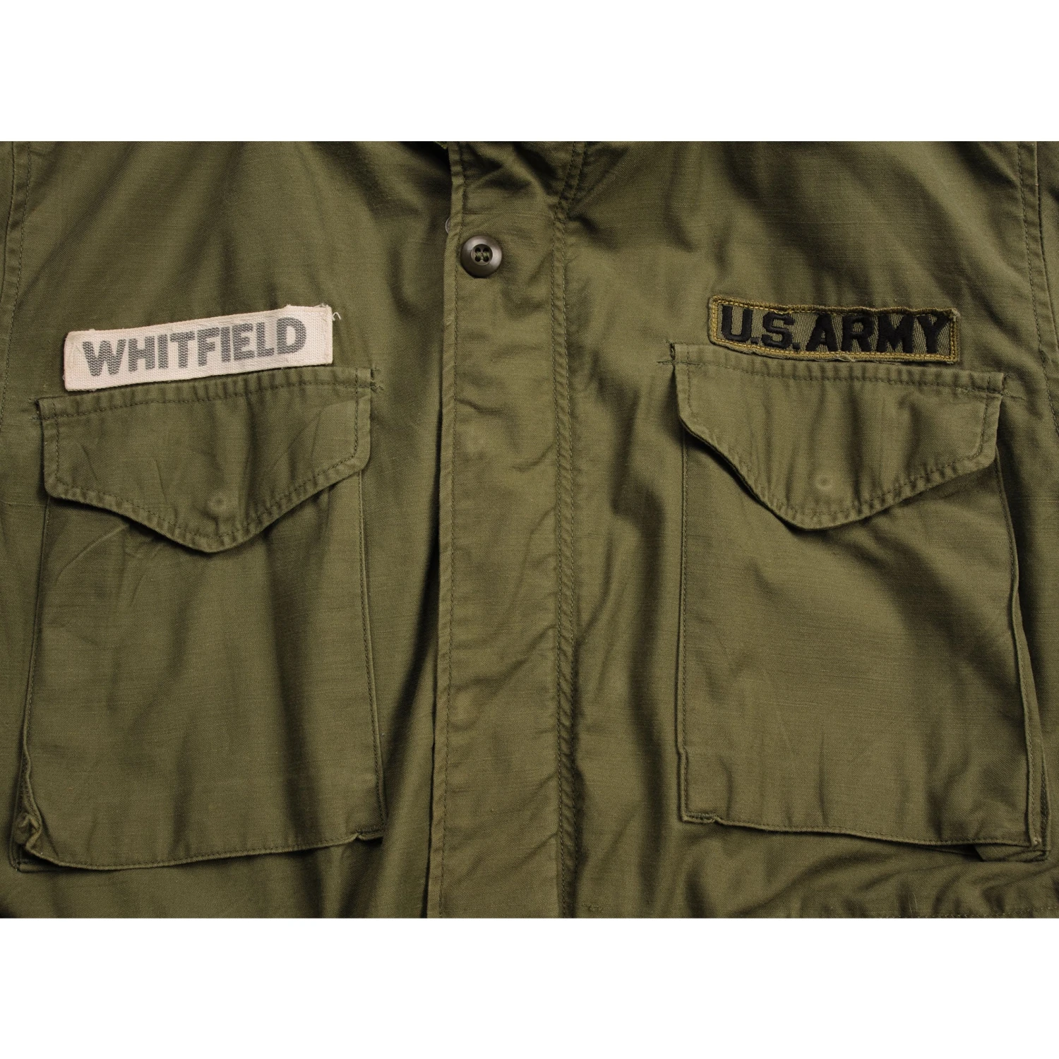 VINTAGE US ARMY M-1965 M65 FIELD JACKET 1969 VIETNAM WAR WITH PATCHES SIZE MEDIUM SHORT(Vintage Us Army M 1965 M65 Field Jacket 1969 Vietnam War With Patches Size Medium Short) 10 VINTAGE US ARMY M-1965 M65 FIELD JACKET 1969 VIETNAM WAR WITH PATCHES SIZE MEDIUM SHORT(Vintage Us Army M 1965 M65 Field Jacket 1969 Vietnam War With Patches Size Medium Short) - Image 10