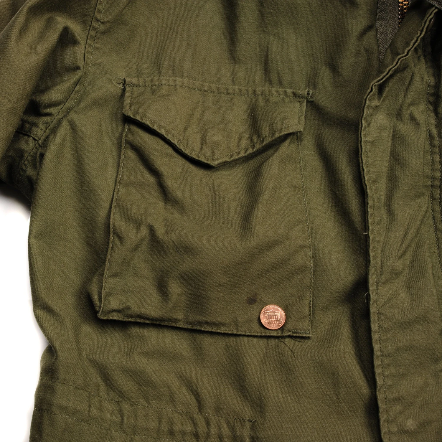 VINTAGE US ARMY M-65 M65 FIELD JACKET 1983 SIZE MEDIUM REGULAR(Vintage Us Army M 65 M65 Field Jacket 1983 Size Medium Regular) 8 VINTAGE US ARMY M-65 M65 FIELD JACKET 1983 SIZE MEDIUM REGULAR(Vintage Us Army M 65 M65 Field Jacket 1983 Size Medium Regular) - Image 8