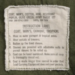 VINTAGE US ARMY TROPICAL COMBAT JACKET 3RD PATTERN 1967 VIETNAM WAR SIZE MEDIUM REGULAR(Us Army Tropical Combat Jacket 3rd Pattern 1967 Vietnam War Size Large) -Rare Gear USA Shop ARMYWJ0037TAG01