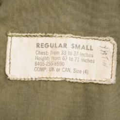 VINTAGE US ARMY M-1951 M51 FIELD JACKET 1965 VIETNAM WAR SIZE SMALL REGULAR(Vintage Us Army M 1951 M51 Field Jacket 1965 Vietnam War Size Small Regular) 13 VINTAGE US ARMY M-1951 M51 FIELD JACKET 1965 VIETNAM WAR SIZE SMALL REGULAR(Vintage Us Army M 1951 M51 Field Jacket 1965 Vietnam War Size Small Regular) -Rare Gear USA Shop ARMYWJ0041TAG01