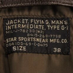 VINTAGE USN US NAVY G-1 G1 FLIGHT LEATHER JACKET 1969 VIETNAM WAR SIZE 38(Usn Us Navy G 1 G1 Flight Leather Jacket 1969 Vietnam War Size 38) -Rare Gear USA Shop ARMYWLJ0001TAG