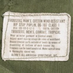VINTAGE US ARMY TROPICAL COMBAT TROUSERS 6TH PATTERN 1969 VIETNAM WAR SIZE LARGE SHORT(Vintage Us Army Tropical Combat Trousers 6th Pattern 1969 Vietnam War Size Large Short) -Rare Gear USA Shop ARMYWPANTS0007TAG01