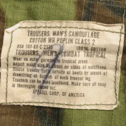 VINTAGE US ARMY TROPICAL COMBAT TROUSERS 6TH PATTERN ERDL 1968 VIETNAM WAR SIZE SMALL SHORT(Vintage Us Army Tropical Combat Trousers 6th Pattern Erdl 1968 Vietnam War Size Small Short) -Rare Gear USA Shop ARMYWPANTS0011TAG01