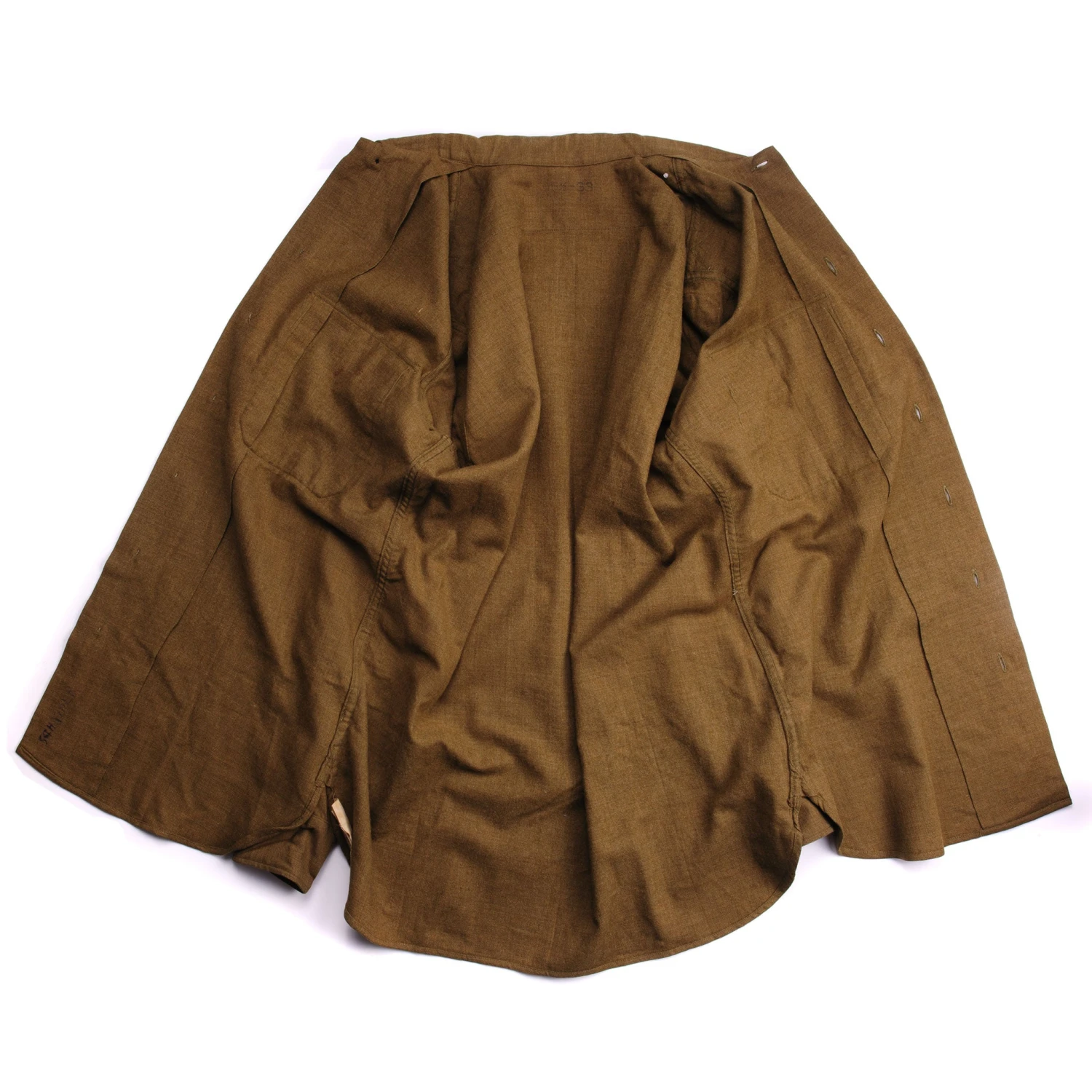 VINTAGE US ARMY M-37 M37 WOOL SHIRT 1942 WW2 SHAEF PATCH SIZE 15 1/2 X 33(Us Army Wool Shirt 1942 Ww2 Shaef Patch Size 15 1 2 X 33) 3 VINTAGE US ARMY M-37 M37 WOOL SHIRT 1942 WW2 SHAEF PATCH SIZE 15 1/2 X 33(Us Army Wool Shirt 1942 Ww2 Shaef Patch Size 15 1 2 X 33) - Image 3