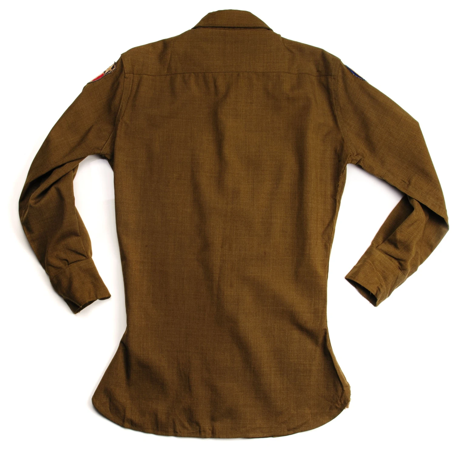 VINTAGE USAAF US ARMY AIR FORCES M-37 M37 WOOL SHIRT 1940'S WW2 PATCHES SIZE SMALL(Usaaf Us Army Air Forces Wool Shirt 1940s Ww2 Tenth Air Force Cbi And Technical Sergeant 2nd Grade Patches Size Small) 2 VINTAGE USAAF US ARMY AIR FORCES M-37 M37 WOOL SHIRT 1940'S WW2 PATCHES SIZE SMALL(Usaaf Us Army Air Forces Wool Shirt 1940s Ww2 Tenth Air Force Cbi And Technical Sergeant 2nd Grade Patches Size Small) - Image 2