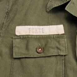 VINTAGE US ARMY UTILITY SHIRT P-58 P58 1960'S VIETNAM WAR SIZE MEDIUM WITH PATCH(Vintage Us Army Utility Shirt P 58 P58 1960s Vietnam War Size Medium With Patch) -Rare Gear USA Shop ARMYWSHIRT0011PATCH01