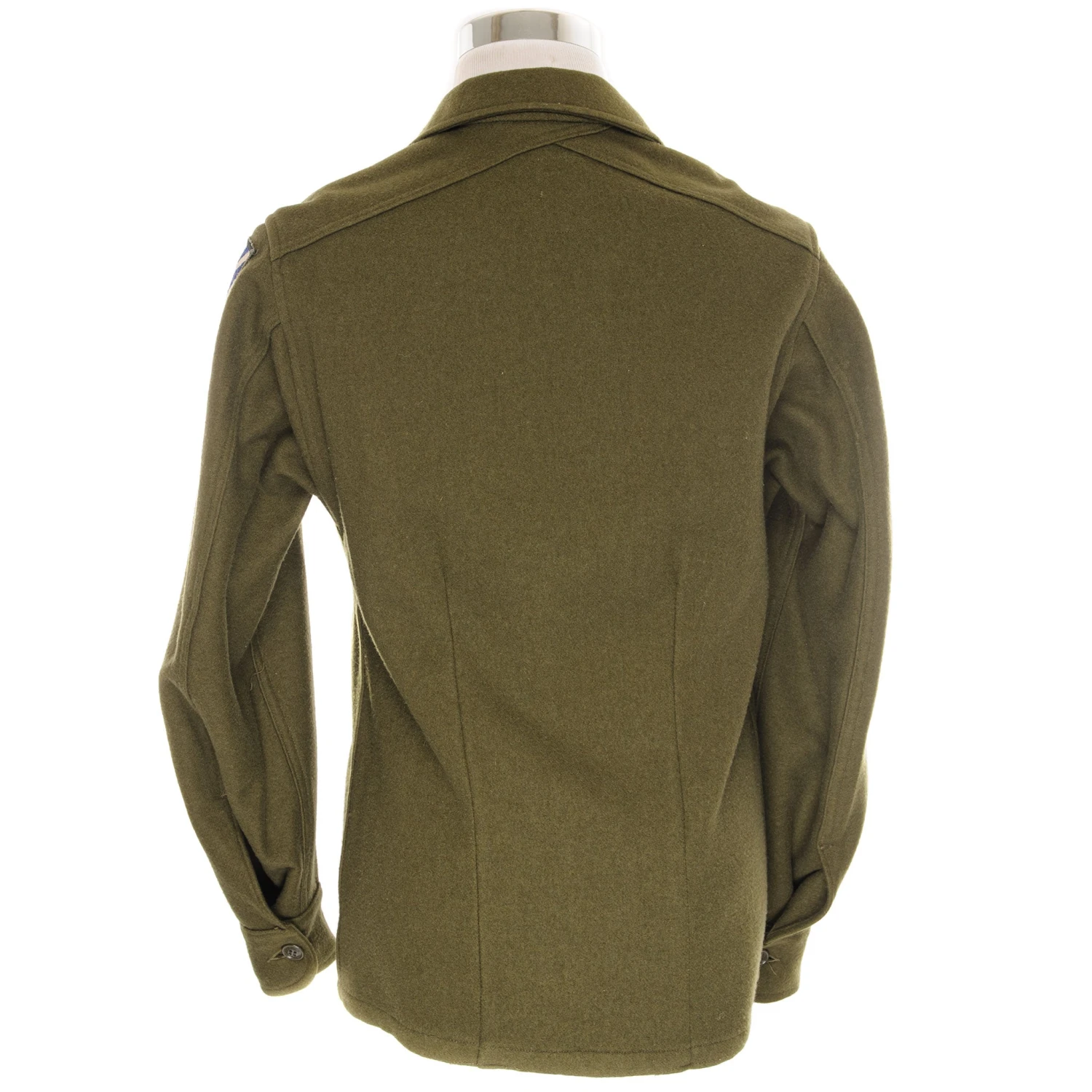 VINTAGE US ARMY WOOL SHIRT 1961 COLD WAR SIZE SMALL WITH PATCHES(Vintage Us Army Wool Shirt 1961 Cold War Size Small With Patches) 2 VINTAGE US ARMY WOOL SHIRT 1961 COLD WAR SIZE SMALL WITH PATCHES(Vintage Us Army Wool Shirt 1961 Cold War Size Small With Patches) - Image 2