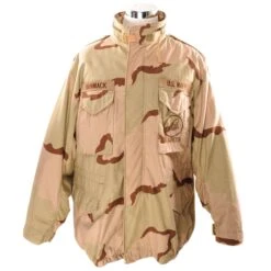 VINTAGE US NAVY SEABEES M-1965 M65 FIELD JACKET DESERT CAMOUFLAGE PATTERN 1999 SIZE X-LARGE REGULAR(Vintage Us Navy Seabees M 1965 M65 Field Jacket Desert Camouflage Pattern 1999 Size X Large Regular)