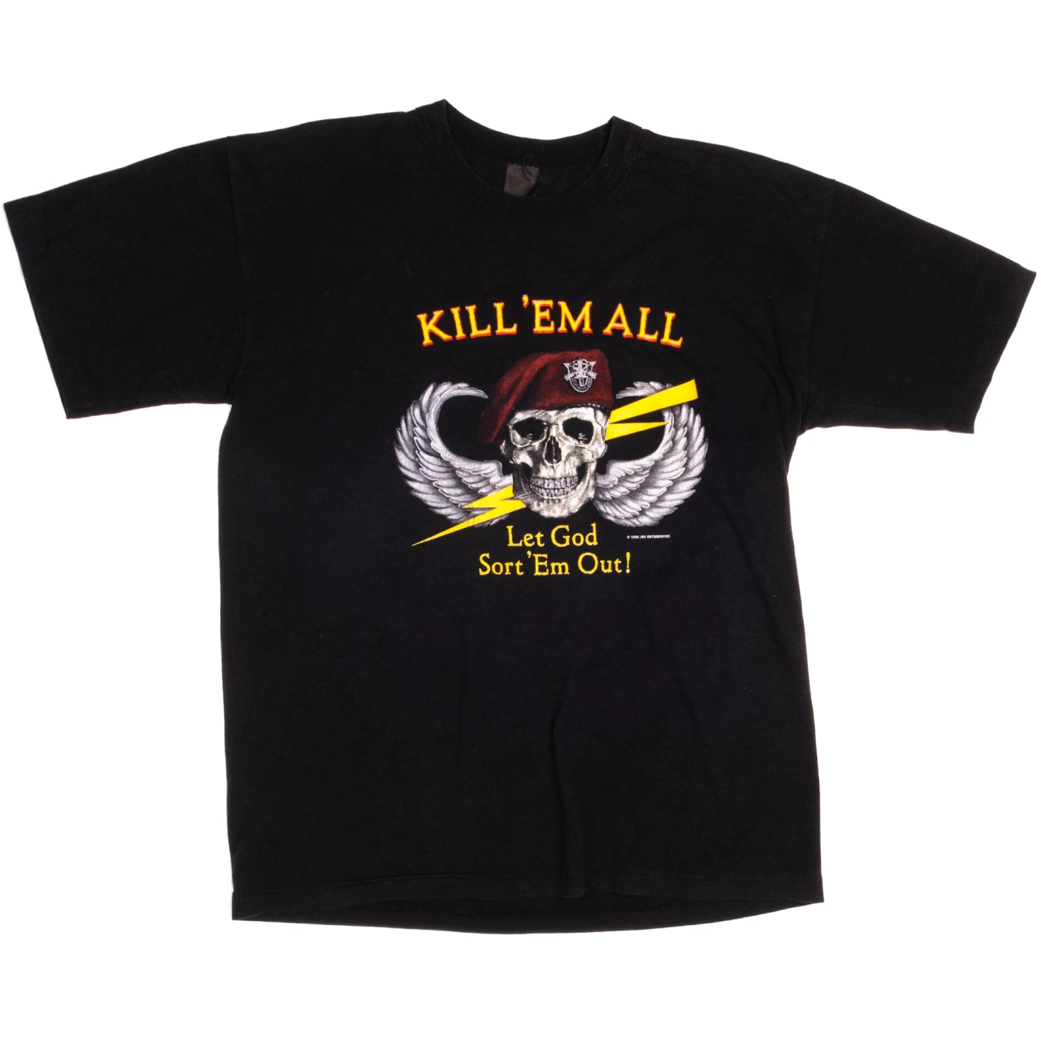 VINTAGE US SPECIAL FORCES TEE SHIRT 1986 SIZE LARGE(Vintage Us Special Forces Tee Shirt 1986 Size Large) 2 VINTAGE US SPECIAL FORCES TEE SHIRT 1986 SIZE LARGE(Vintage Us Special Forces Tee Shirt 1986 Size Large) - Image 2