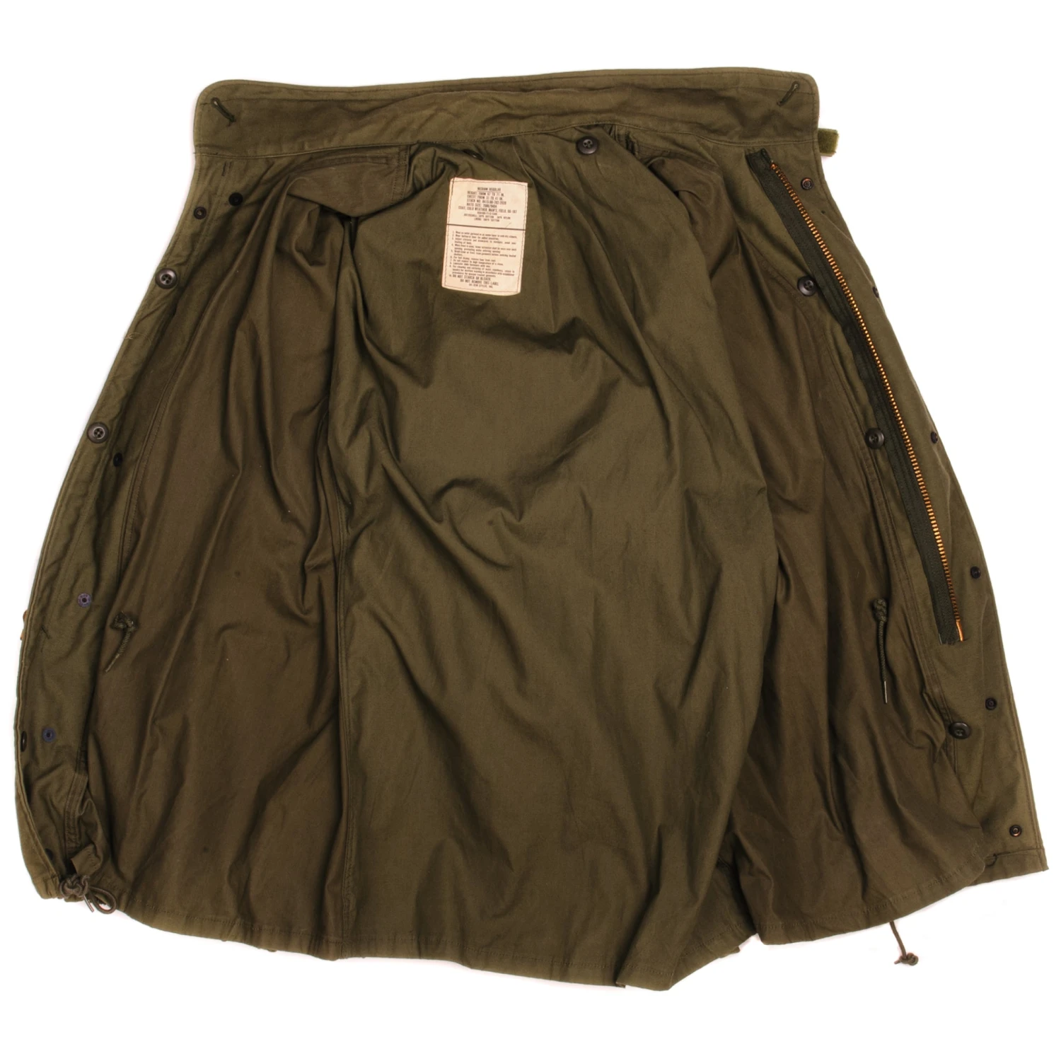 VINTAGE US ARMY M-1965 M65 FIELD JACKET 1977 SIZE MEDIUM REGULAR(Vintage Us Army M 1965 M65 Field Jacket 1977 Size Medium Regular) 3 VINTAGE US ARMY M-1965 M65 FIELD JACKET 1977 SIZE MEDIUM REGULAR(Vintage Us Army M 1965 M65 Field Jacket 1977 Size Medium Regular) - Image 3