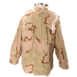 VINTAGE US ARMY M-1965 M65 FIELD JACKET DESERT CAMOUFLAGE PATTERN 1996 SIZE LARGE REGULAR(Vintage Us Army M 1965 M65 Field Jacket Desert Camouflage Pattern 1996 Size Large Regular)