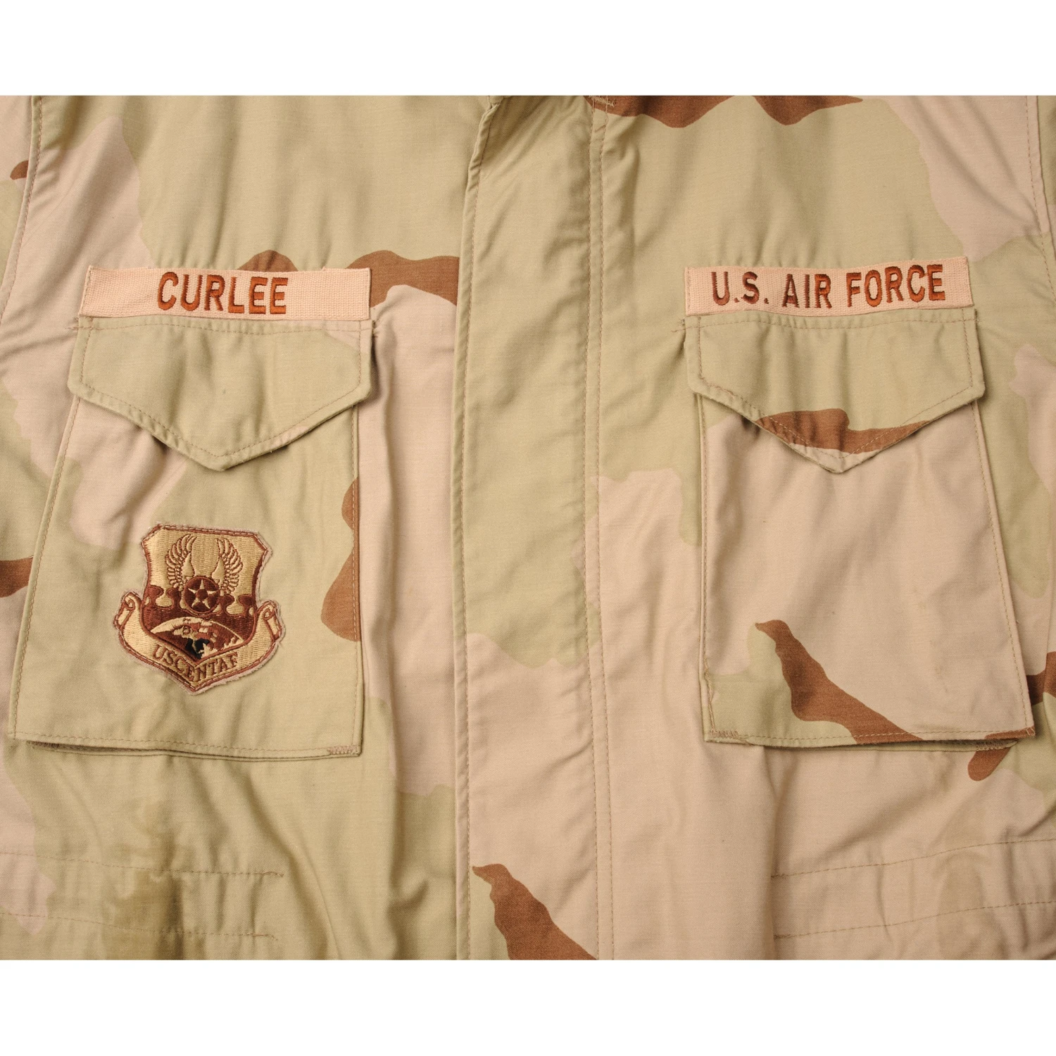 VINTAGE US AIR FORCE M-1965 M65 DESERT CAMOUFLAGE PATTERN FIELD JACKET 1999 SIZE LARGE SHORT WITH PATCHES(Vintage Us Air Force M 1965 M65 Desert Camouflage Pattern Field Jacket 1999 Size Large Short With Patches) 5 VINTAGE US AIR FORCE M-1965 M65 DESERT CAMOUFLAGE PATTERN FIELD JACKET 1999 SIZE LARGE SHORT WITH PATCHES(Vintage Us Air Force M 1965 M65 Desert Camouflage Pattern Field Jacket 1999 Size Large Short With Patches) - Image 5