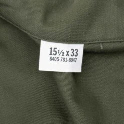 VINTAGE US ARMY 1970S VIETNAM WAR UTILITY SATEEN SHIRT P64 PATCH SIZE 15 1/2 X33(Vintage Us Army 1970s Vietnam War Utility Sateen Shirt P64 Patch Size 15 1 2 X33) -Rare Gear USA Shop DSC 0293