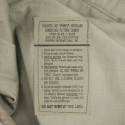 VINTAGE US ARMY WOODLAND CAMO COMBAT TROUSERS PANTS 1995 SIZE SMALL DEADSTOCK(Vintage Us Army Woodland Camo Combat Trousers Pants 1995 Size Small Deadstock) -Rare Gear USA Shop DSC 0367