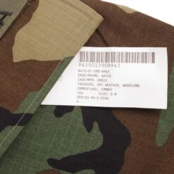 VINTAGE US ARMY WOODLAND CAMO COMBAT TROUSERS PANTS 1995 SIZE SMALL DEADSTOCK(Vintage Us Army Woodland Camo Combat Trousers Pants 1995 Size Small Deadstock) -Rare Gear USA Shop DSC 0369 1