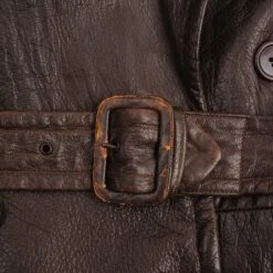 VINTAGE US NAVY M69F LEATHER TRANSPORT AIRCRAFT COAT 1940S WW2 SIZE 38(Vintage Us Navy M 69f Leather Transport Aircraft Coat 1940s Ww2 Size 38) -Rare Gear USA Shop DSC 0370