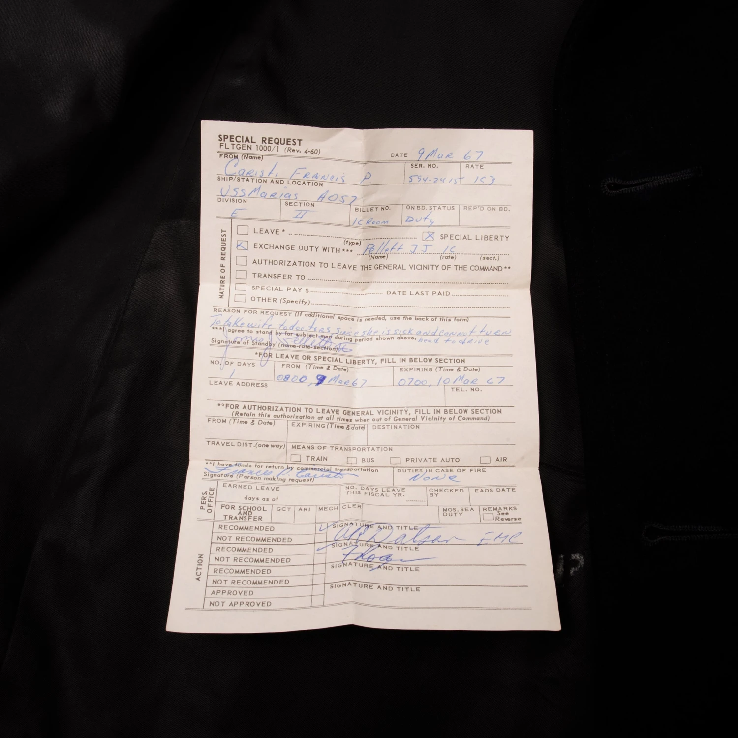 VINTAGE US NAVY 3RD CLASS PEACOAT 1962 VIETNAM WAR SIZE 40R(Copy Of Vintage Us Navy Officer Peacoat 1968 Vietnam War Size 40) 9 VINTAGE US NAVY 3RD CLASS PEACOAT 1962 VIETNAM WAR SIZE 40R(Copy Of Vintage Us Navy Officer Peacoat 1968 Vietnam War Size 40) - Image 9