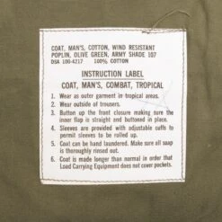 VINTAGE US ARMY TROPICAL COMBAT JACKET 1966 VIETNAM WAR MEDIUM LONG NOS NEW(Vintage Us Army Tropical Combat Jacket 1966 Vietnam War Medium Long Nos New) 10 VINTAGE US ARMY TROPICAL COMBAT JACKET 1966 VIETNAM WAR MEDIUM LONG NOS NEW(Vintage Us Army Tropical Combat Jacket 1966 Vietnam War Medium Long Nos New) -Rare Gear USA Shop DSC 0385