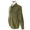 VINTAGE US ARMY SATEEN UTILITY SHIRT P-64 P64 SIZE 16 1/2 X 36 DEADSTOCK(Copy Of Vintage Us Army Sateen Utility Shirt P 64 P64 1971 Vietnam War Size 14 1 2 X 31 Deadstock)