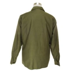 VINTAGE US ARMY SATEEN UTILITY SHIRT P-64 P64 SIZE 16 1/2 X 36 DEADSTOCK(Copy Of Vintage Us Army Sateen Utility Shirt P 64 P64 1971 Vietnam War Size 14 1 2 X 31 Deadstock) -Rare Gear USA Shop DSC 0390 c6dfb38b a943 4342 8b0c aa28dca8da64