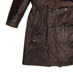 VINTAGE US NAVY M69F LEATHER TRANSPORT AIRCRAFT COAT 1940S WW2 SIZE 38(Vintage Us Navy M 69f Leather Transport Aircraft Coat 1940s Ww2 Size 38) -Rare Gear USA Shop DSC 0406 1