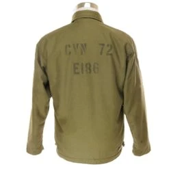 VINTAGE USN US NAVY A-2 A2 DECK JACKET COLD WEATHER 1985 SIZE MEDIUM (38-40)(Copy Of Vintage Usn Us Navy A 2 A2 Deck Jacket Cold Weather 1981 Size Medium 38 40) -Rare Gear USA Shop DSC 0423