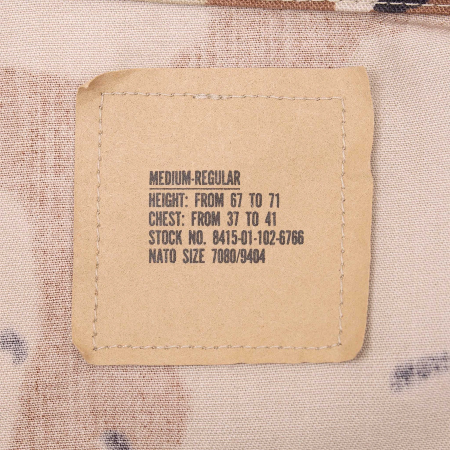 VINTAGE US ARMY DESERT CAMO CHOCOLATE CHIP COMBAT JACKET 1990 MEDIUM REGULAR NOS(Vintage Us Army Desert Camo Chocolate Chip Jacket 1990 Medium Regular Nos) 4 VINTAGE US ARMY DESERT CAMO CHOCOLATE CHIP COMBAT JACKET 1990 MEDIUM REGULAR NOS(Vintage Us Army Desert Camo Chocolate Chip Jacket 1990 Medium Regular Nos) - Image 4