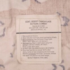 VINTAGE US ARMY DESERT CAMO CHOCOLATE CHIP COMBAT JACKET 1990 MEDIUM REGULAR NOS(Vintage Us Army Desert Camo Chocolate Chip Jacket 1990 Medium Regular Nos) 10 VINTAGE US ARMY DESERT CAMO CHOCOLATE CHIP COMBAT JACKET 1990 MEDIUM REGULAR NOS(Vintage Us Army Desert Camo Chocolate Chip Jacket 1990 Medium Regular Nos) -Rare Gear USA Shop DSC 0484