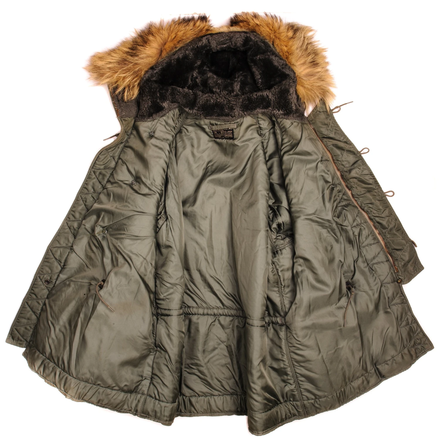 VINTAGE USAF N3B FLIGHT JACKET PARKA SNORKEL PATCH AIR FORCE 1961 SIZE XL(Vintage Usaf N3b Flight Jacket Parka Snorkel Size Xl) 5 VINTAGE USAF N3B FLIGHT JACKET PARKA SNORKEL PATCH AIR FORCE 1961 SIZE XL(Vintage Usaf N3b Flight Jacket Parka Snorkel Size Xl) - Image 5