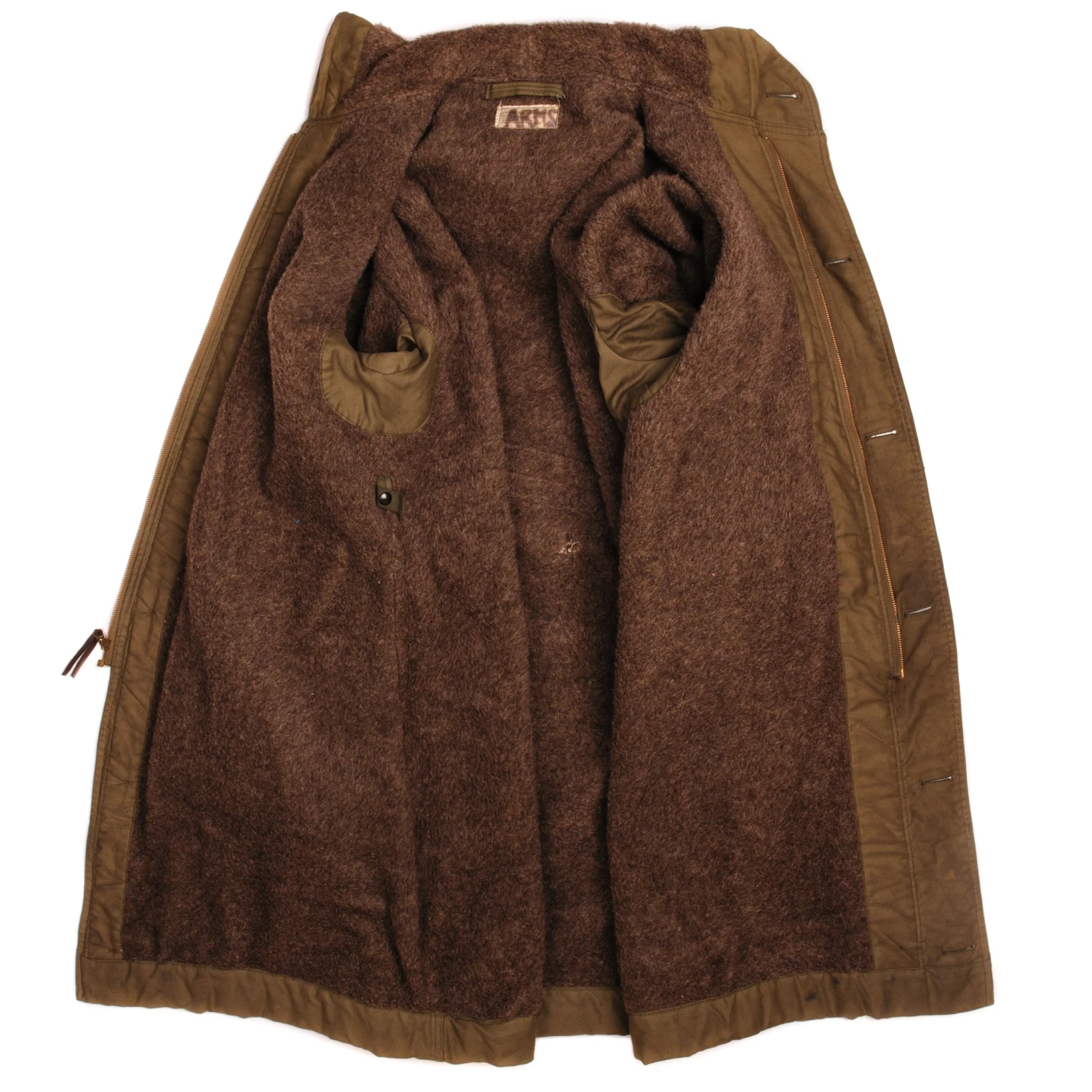 VINTAGE USN US NAVY N-1 N1 DECK JACKET PARKA WW2 ERA SIZE 40 STENCIL(Vintage Usn N 1 N1 Deck Jacket Parka Ww2 Era Size 40) 4 VINTAGE USN US NAVY N-1 N1 DECK JACKET PARKA WW2 ERA SIZE 40 STENCIL(Vintage Usn N 1 N1 Deck Jacket Parka Ww2 Era Size 40) - Image 4