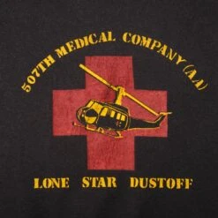 VINTAGE 507TH MEDICAL COMPANY LONE STAR DUSTOFF TEE SHIRT 1990S LARGE MADE USA(Vintage 507th Medical Company Lone Star Dostoff Tee Shirt 1990s Large Made Usa) -Rare Gear USA Shop DSC 0650 ce1fe0fa ea18 40ac 91b1 334a4853a1e8