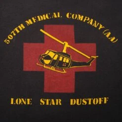 VINTAGE 507TH MEDICAL COMPANY LONE STAR DUSTOFF TEE SHIRT 1990S LARGE MADE USA(Vintage 507th Medical Company Lone Star Dostoff Tee Shirt 1990s Large Made Usa) -Rare Gear USA Shop DSC 0653 3dd2ab52 65a7 4ac3 87a5 46000ced3788