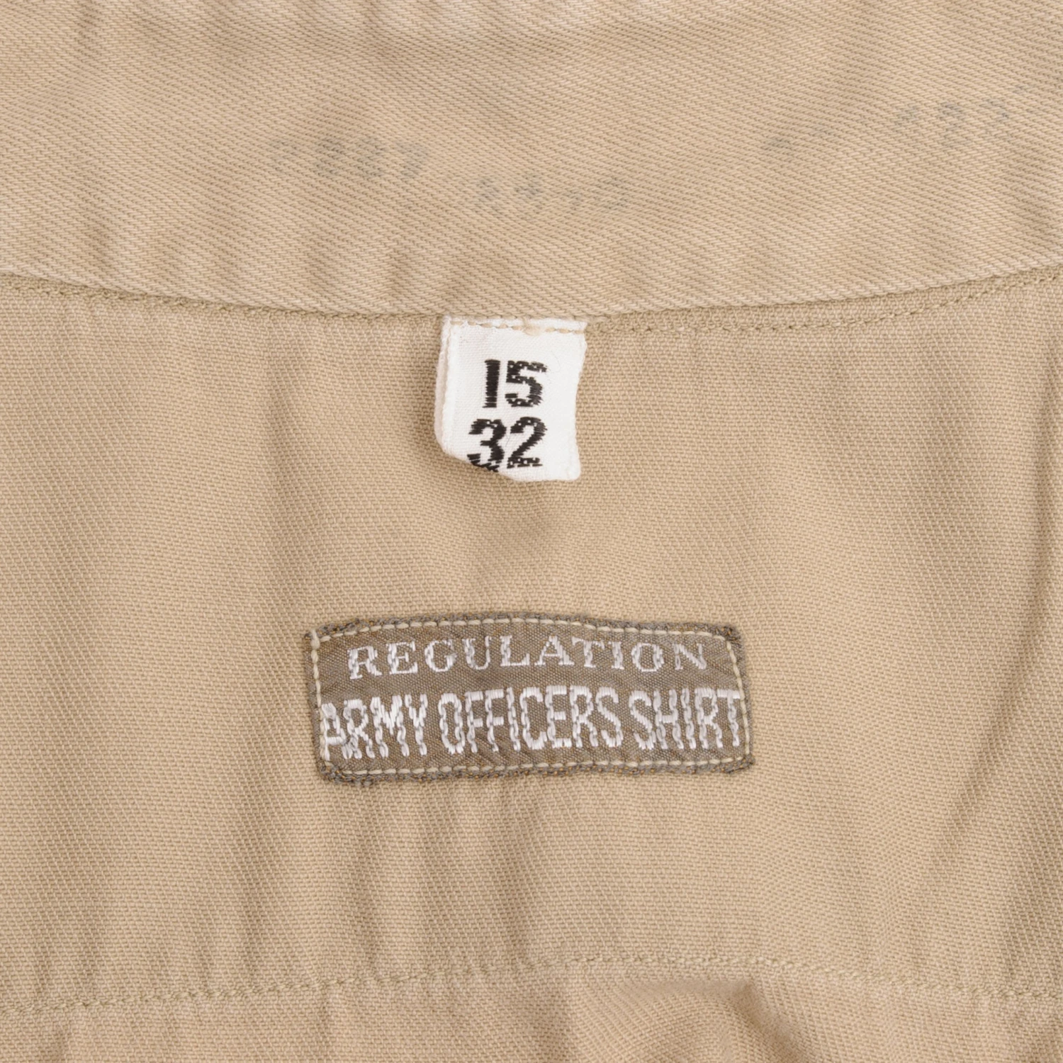 VINTAGE US ARMY OFFICER SHIRT POST WW2 SIZE 15X32(Vintage Us Army Officer Shirt Size 15x32) 4 VINTAGE US ARMY OFFICER SHIRT POST WW2 SIZE 15X32(Vintage Us Army Officer Shirt Size 15x32) - Image 4