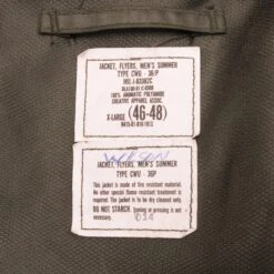 VINTAGE US AIR FORCE CWU 36/P 36P SUMMER FLIGHT JACKET 1991 SIZE XL(Vintage Us Air Force Cwu 36 P 36p Summer Flight Jacket 1991 Size Xl) 10 VINTAGE US AIR FORCE CWU 36/P 36P SUMMER FLIGHT JACKET 1991 SIZE XL(Vintage Us Air Force Cwu 36 P 36p Summer Flight Jacket 1991 Size Xl) -Rare Gear USA Shop DSC 0681 1