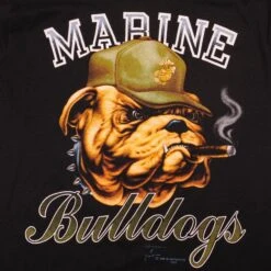 VINTAGE US MARINE BULLDOGS TEE SHIRT 1989 SIZE SMALL MADE IN USA(Vintage Us Marine Bulldogs Tee Shirt 1989 Size Small Made In Usa) -Rare Gear USA Shop DSC 0703 1