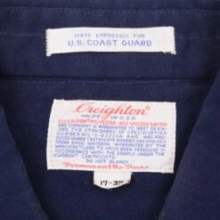 VINTAGE USCG US COAST GUARD UTILITY SHIRT 1970S SIZE 17-35(Vintage Uscg Us Coast Guard Utility Shirt Size 17 35) -Rare Gear USA Shop DSC 0732