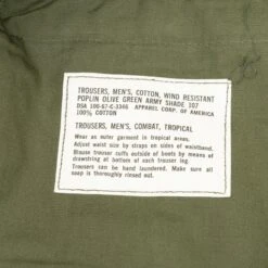 VINTAGE US ARMY TROPICAL COMBAT PANTS TROUSERS 1967 VIETNAM LARGE SHORT NOS NEW(Vintage Us Army Tropical Combat Pants Trousers 1967 Vietnam Large Short Nos New 4) -Rare Gear USA Shop DSC 0743 1