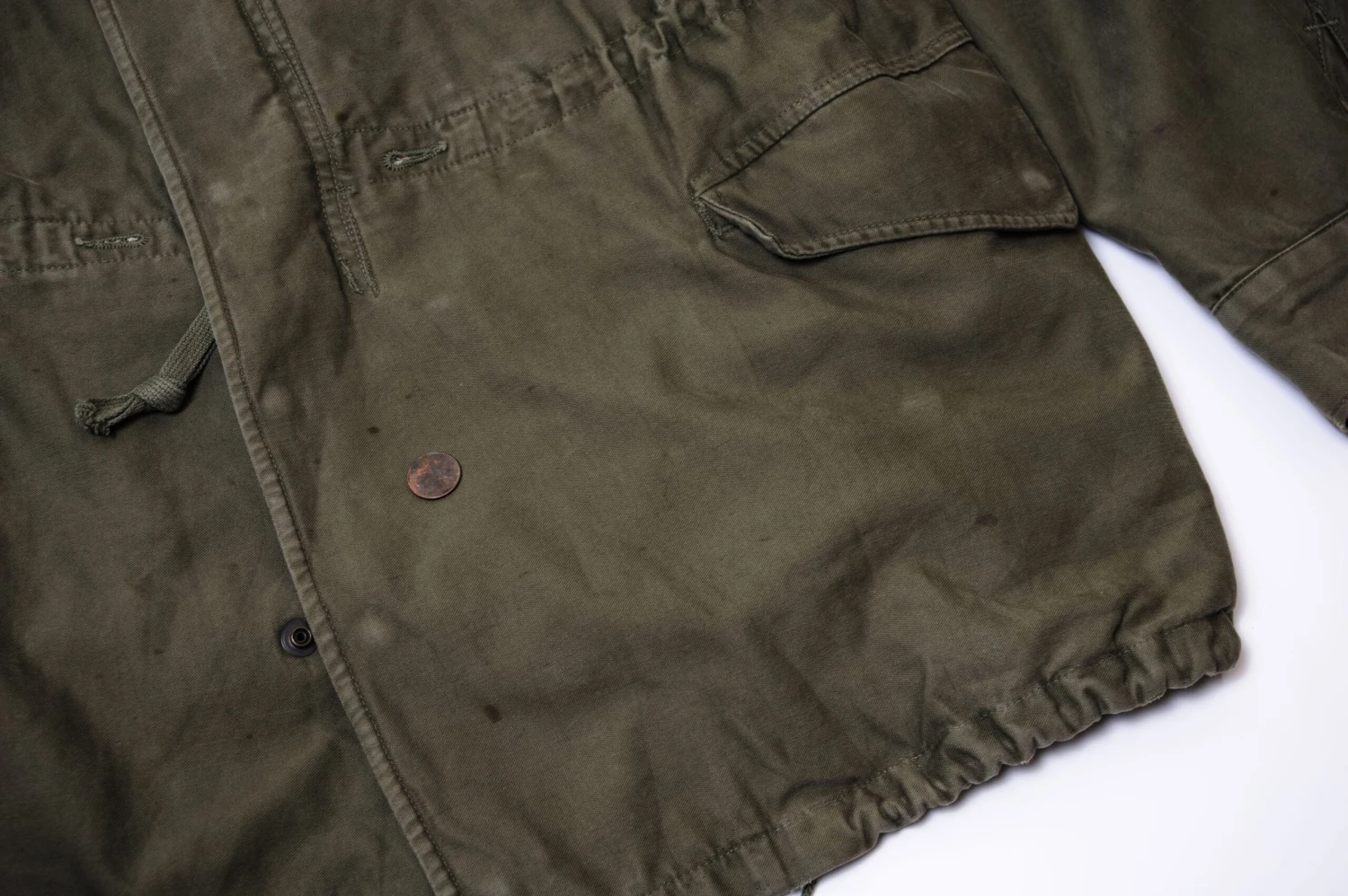 US ARMY M-1951 M51 FIELD JACKET 1950'S KOREAN WAR SIZE XL 1ST CAVALRY DIVISION(Us Army M 1951 M51 1950s 1960s Field Jacket Korean War 1st Cavalry Division) 9 US ARMY M-1951 M51 FIELD JACKET 1950'S KOREAN WAR SIZE XL 1ST CAVALRY DIVISION(Us Army M 1951 M51 1950s 1960s Field Jacket Korean War 1st Cavalry Division) - Image 9