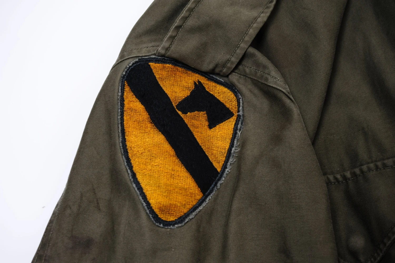 US ARMY M-1951 M51 FIELD JACKET 1950'S KOREAN WAR SIZE XL 1ST CAVALRY DIVISION(Us Army M 1951 M51 1950s 1960s Field Jacket Korean War 1st Cavalry Division) 5 US ARMY M-1951 M51 FIELD JACKET 1950'S KOREAN WAR SIZE XL 1ST CAVALRY DIVISION(Us Army M 1951 M51 1950s 1960s Field Jacket Korean War 1st Cavalry Division) - Image 5